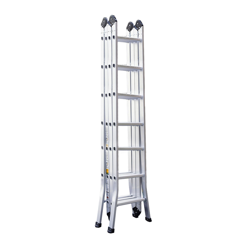 Thang nhôm gấp 4 khúc Boodoor GK40 (Nhôm dày 1.5mm)