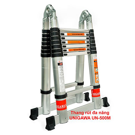 Thang nhôm rút đôi chữ A Unigawa UN-500M 5.0m