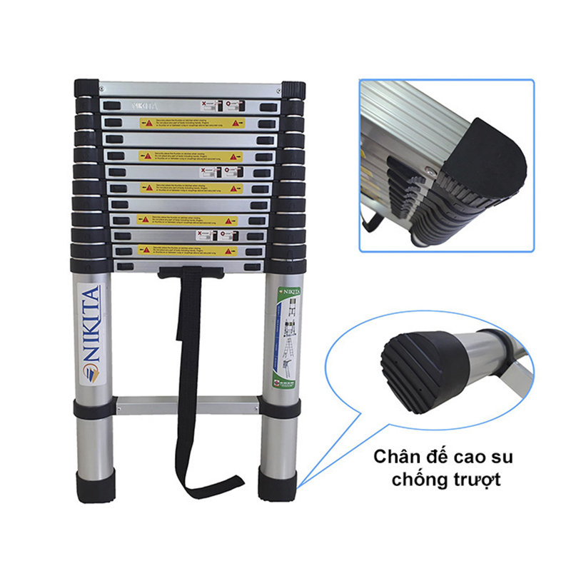 Thang nhôm rút đơn 5m4 Nikita NK-R54
