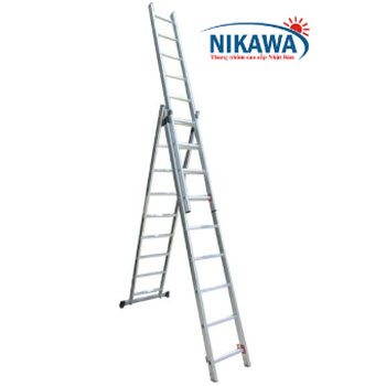 Thang nhôm ba đoạn Nikawa NKT-100