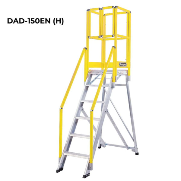 Thang nhôm có bệ đứng an toàn Hasegawa DAD-150EN(H)