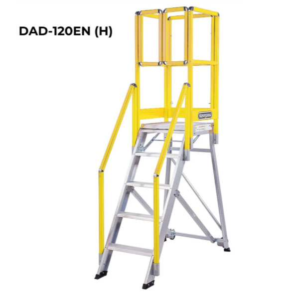 Thang nhôm có bệ đứng an toàn Hasegawa DAD-120EN(H)