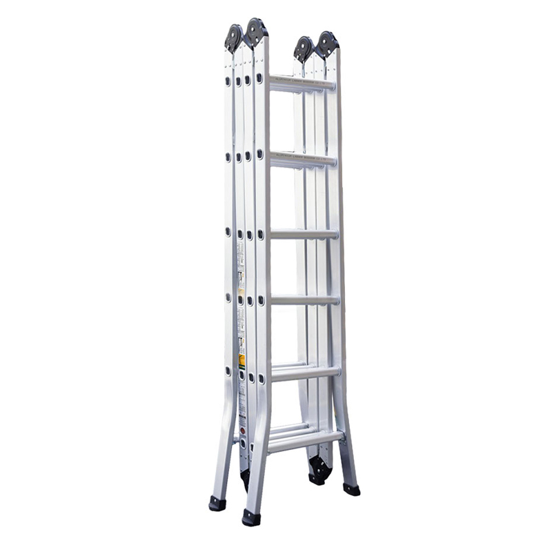 Thang nhôm gấp 4 khúc Boodoor GK35 (Nhôm dày 1.5mm)