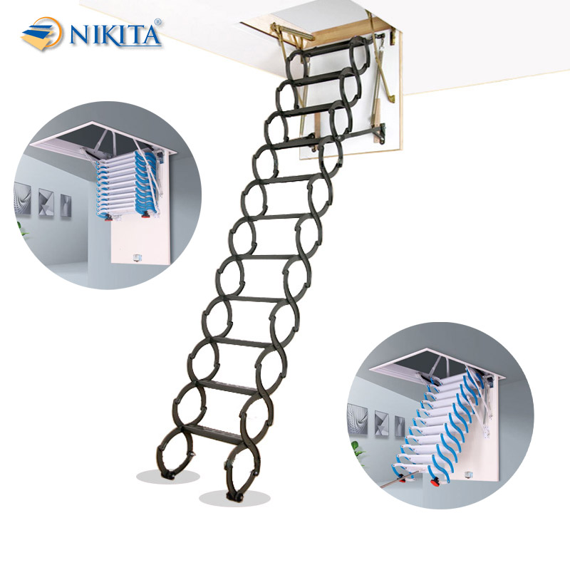 Thang gác lửng (Ốp trần) 2.8-3.0m Nikita NKT-TXC1440