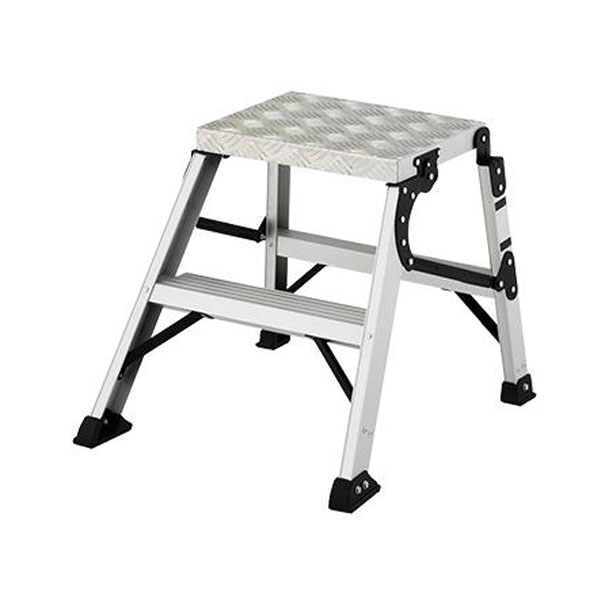 Thang nhôm ghế 2 bậc Hasegawa WDC-50a (Có bệ đứng)
