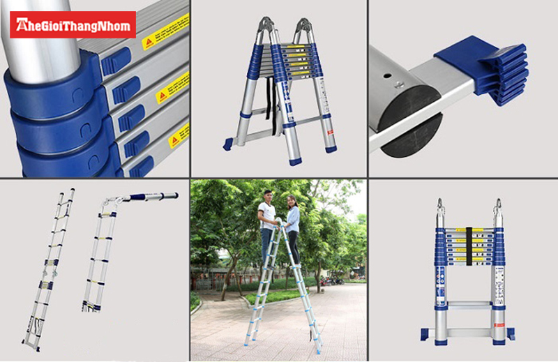  thang nhôm rút chữ A TPHCM