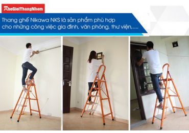 Gợi ý thang nhôm thay bóng đèn trong gia đình không cần điểm tựa