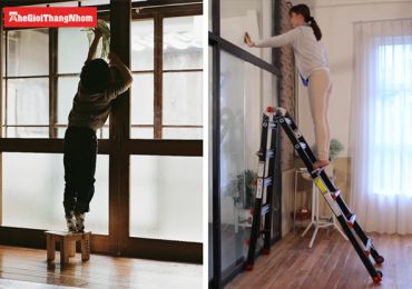 Vai trò thang nhôm trong các shop thời trang hiện nay