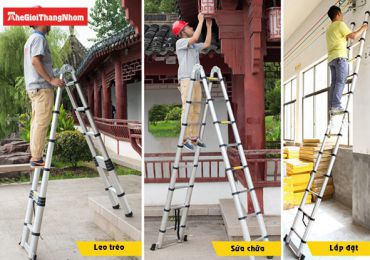 Gợi ý 6 mẫu thang nhôm chữ a 2m trở lên nên mua sửa sang nhà cửa